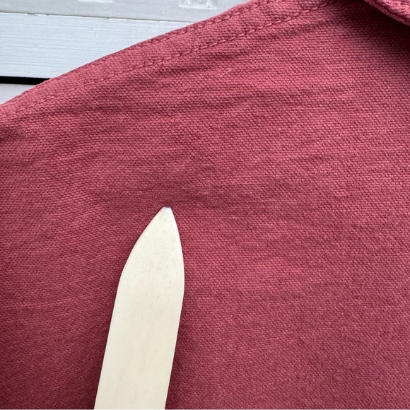 Doen Utility Jacket in Deep Red - Picture 8 of 13